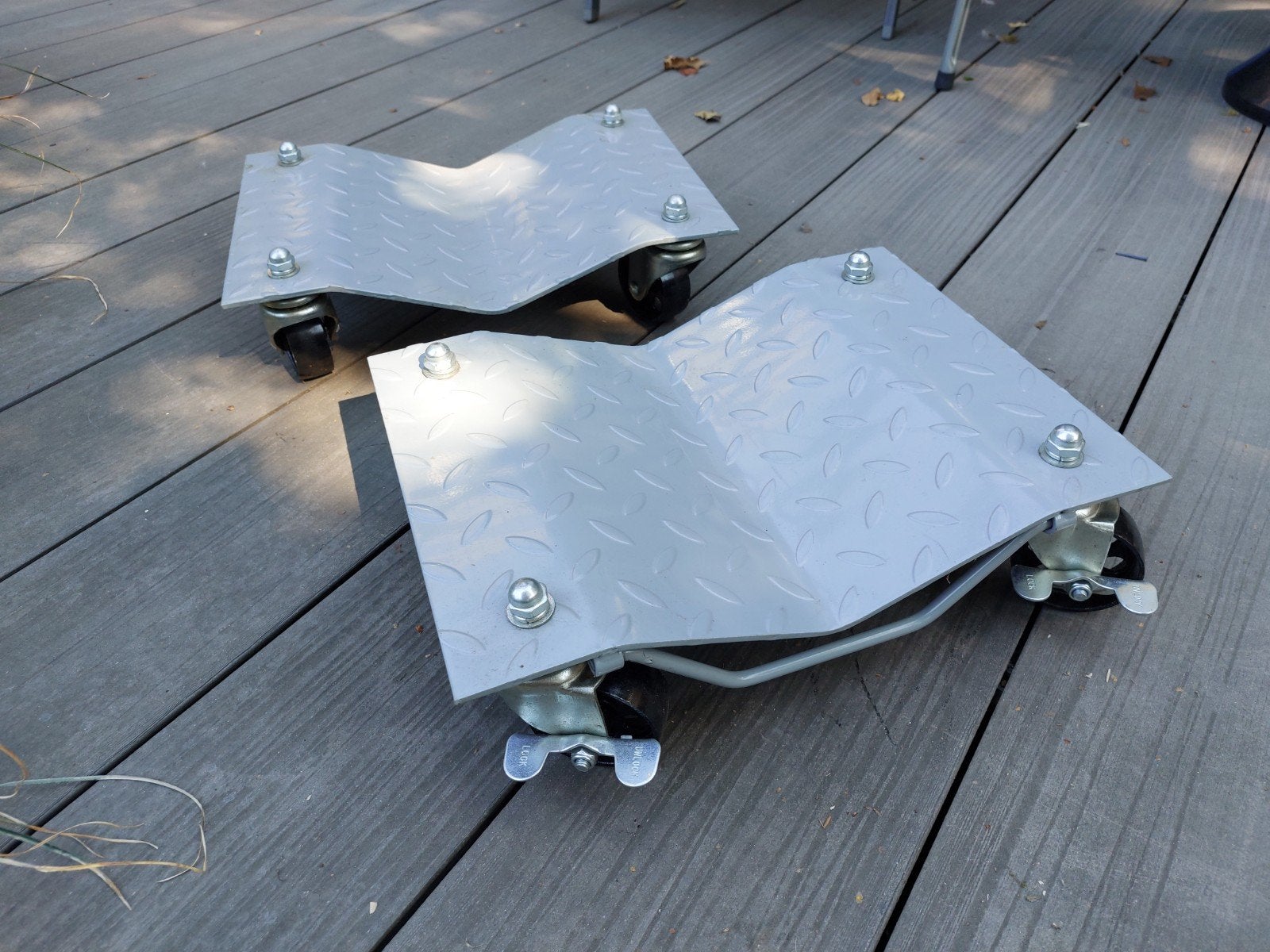 Twee auto movers (trolleys) NIEUW, Auto diversen, Autogereedschap, Ophalen, Nieuw