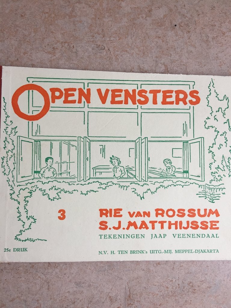 Open vensters deel 3, 25e druk door Rie van Rossum, Antiek en Kunst, Verzenden