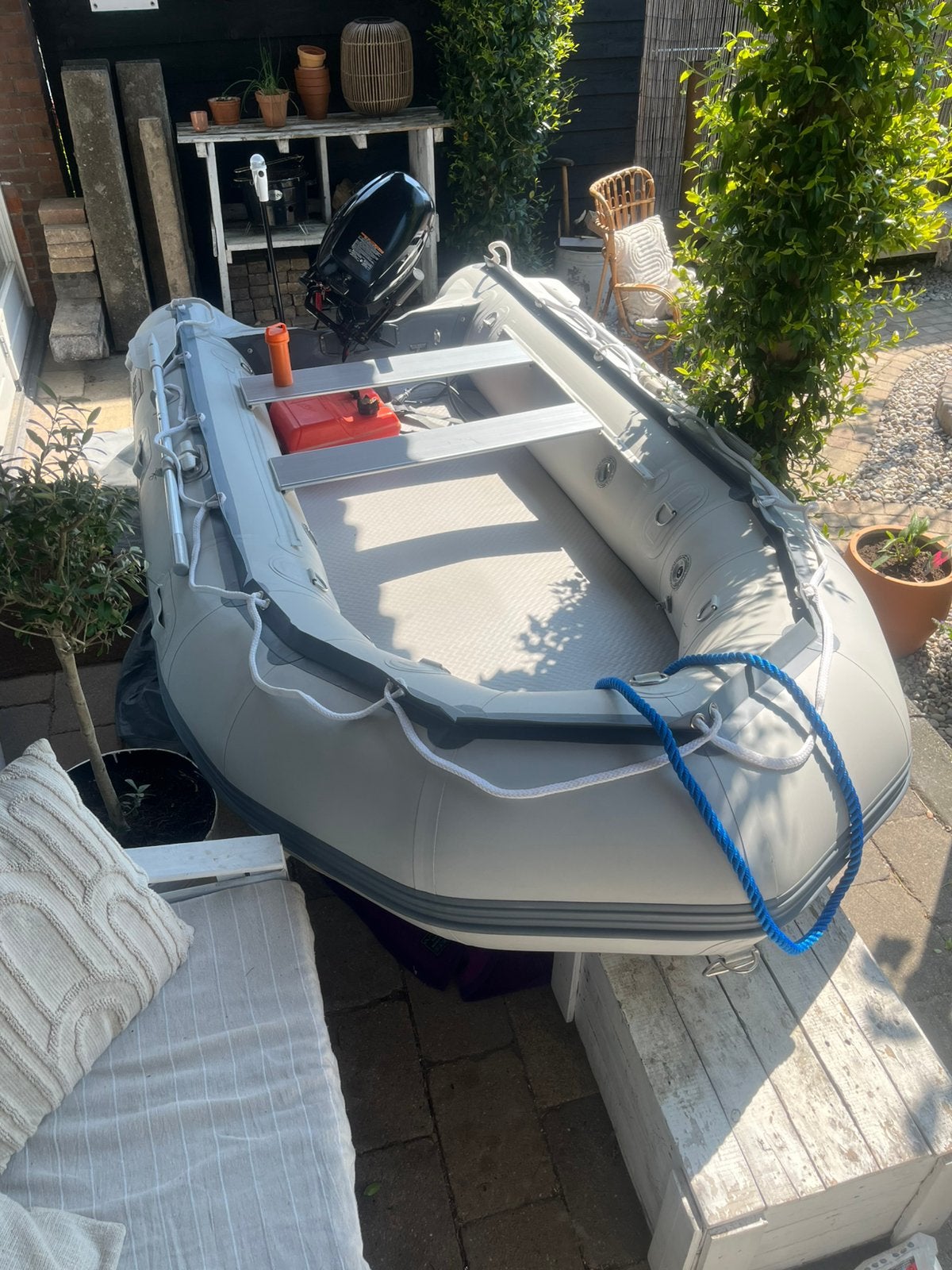rubberboot zeer compleet, Ophalen of Verzenden, Peddels