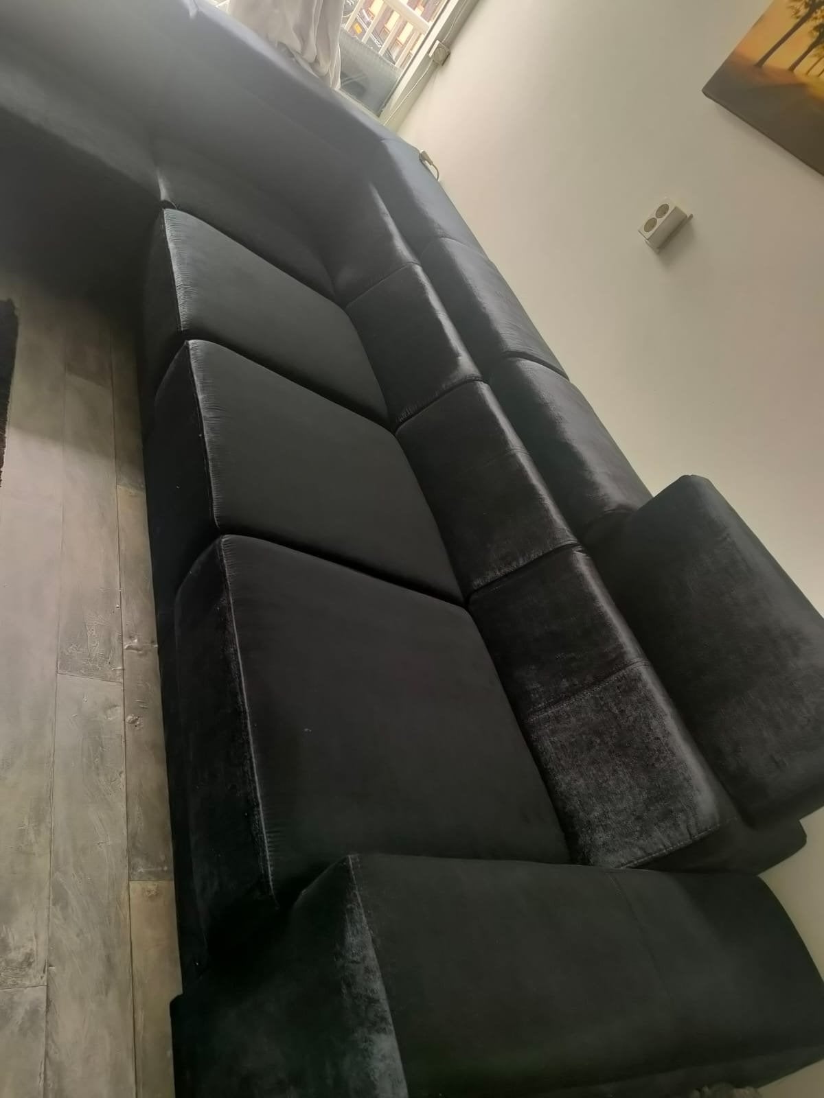 Nieuwe bank, slechts een maand gebruikt, Huis en Inrichting, Banken | Bankstellen, Ophalen, 100 tot 125 cm, Hoekbank, 300 cm of meer