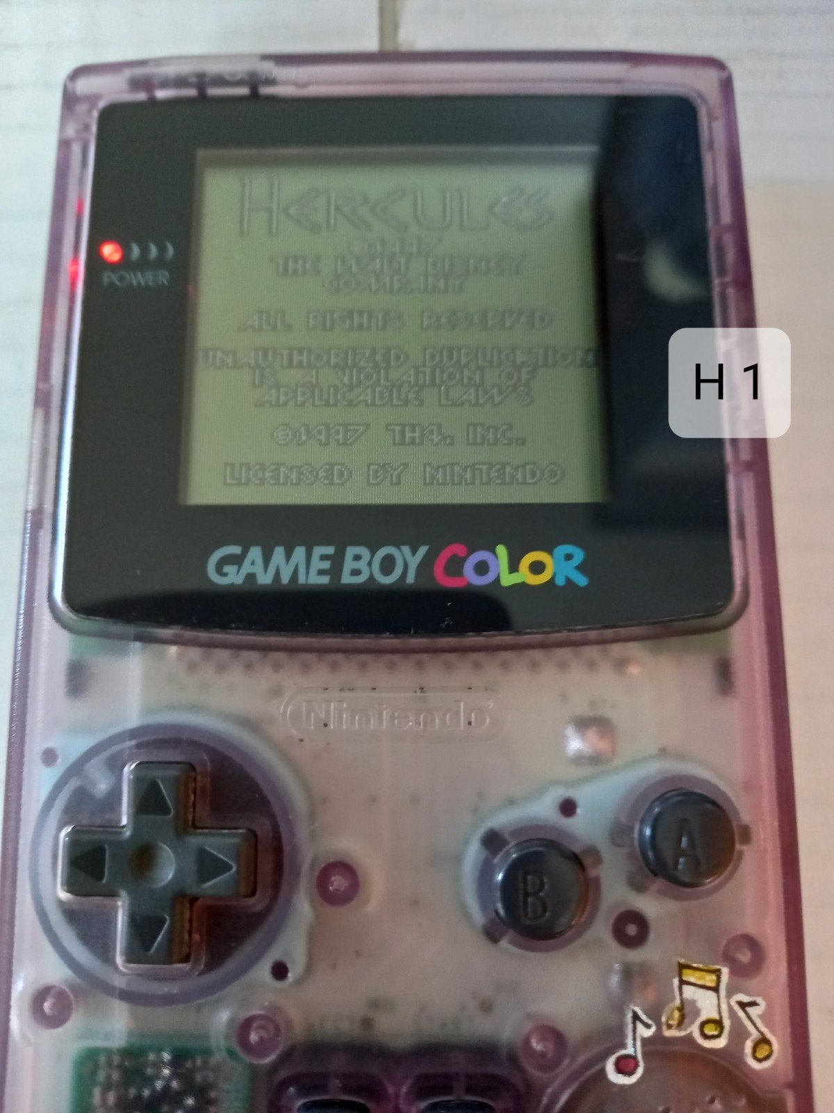 Gameboyspel H 1 t/H10. Hercules, Interactive Adventures., Spelcomputers en Games, Avontuur en Actie, Gebruikt, 1 speler, Ophalen of Verzenden