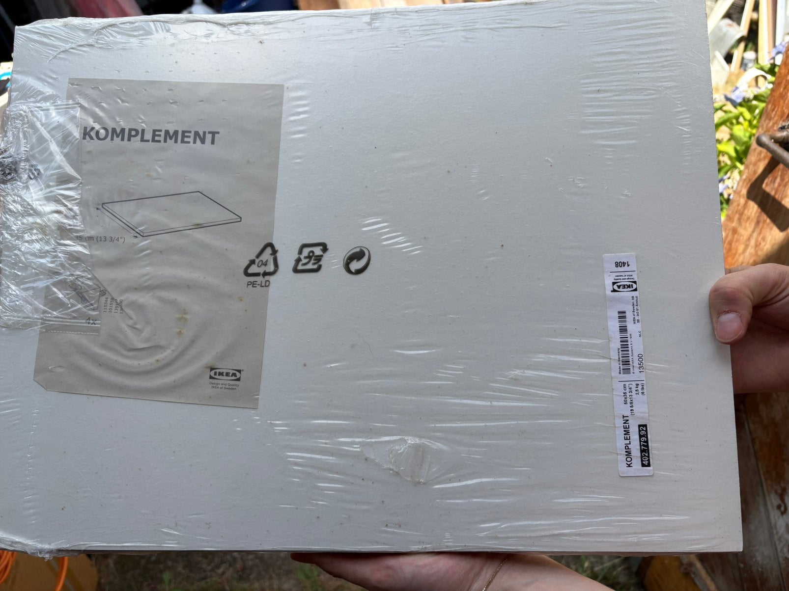 Komplement ikea plank nieuw, Ophalen, 50 tot 100 cm, Zo goed als nieuw, Minder dan 100 cm