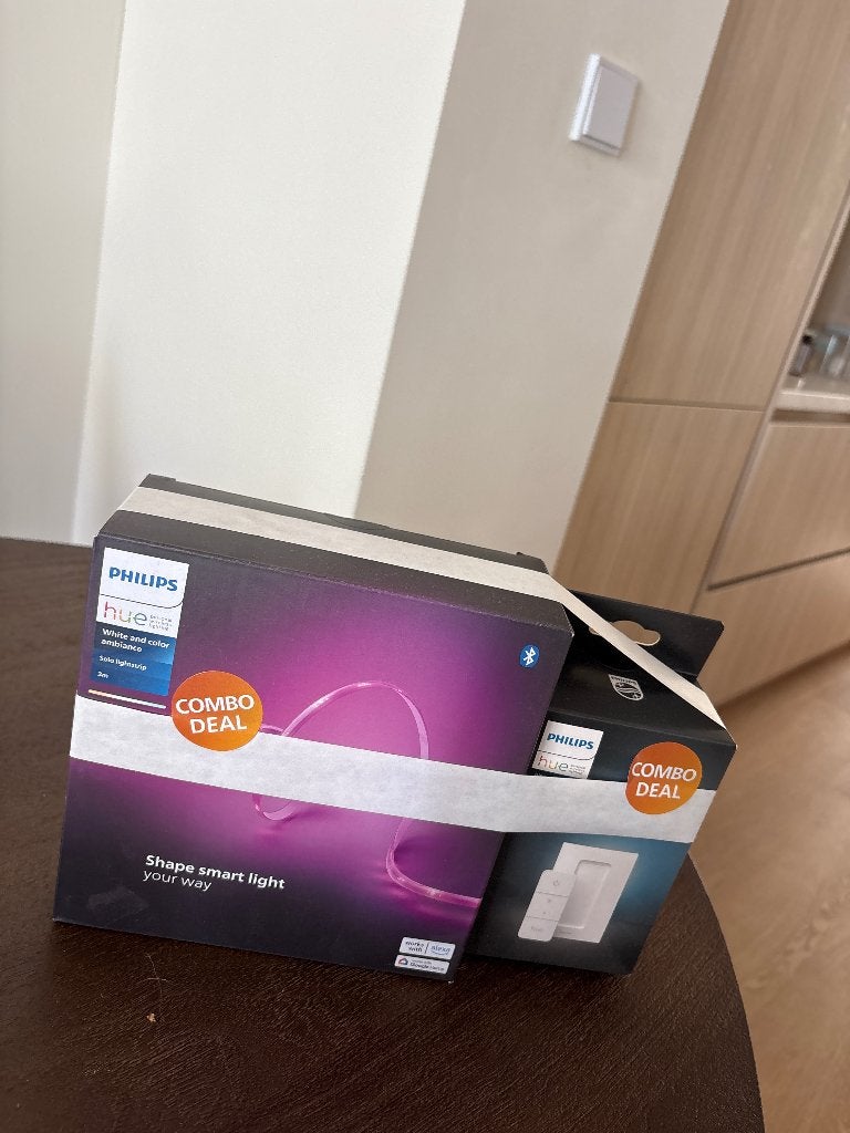 Phillips HUE lightstrip 3m + dimmer, Dimbaar, Meerkleurig, Nieuw, Ophalen of Verzenden