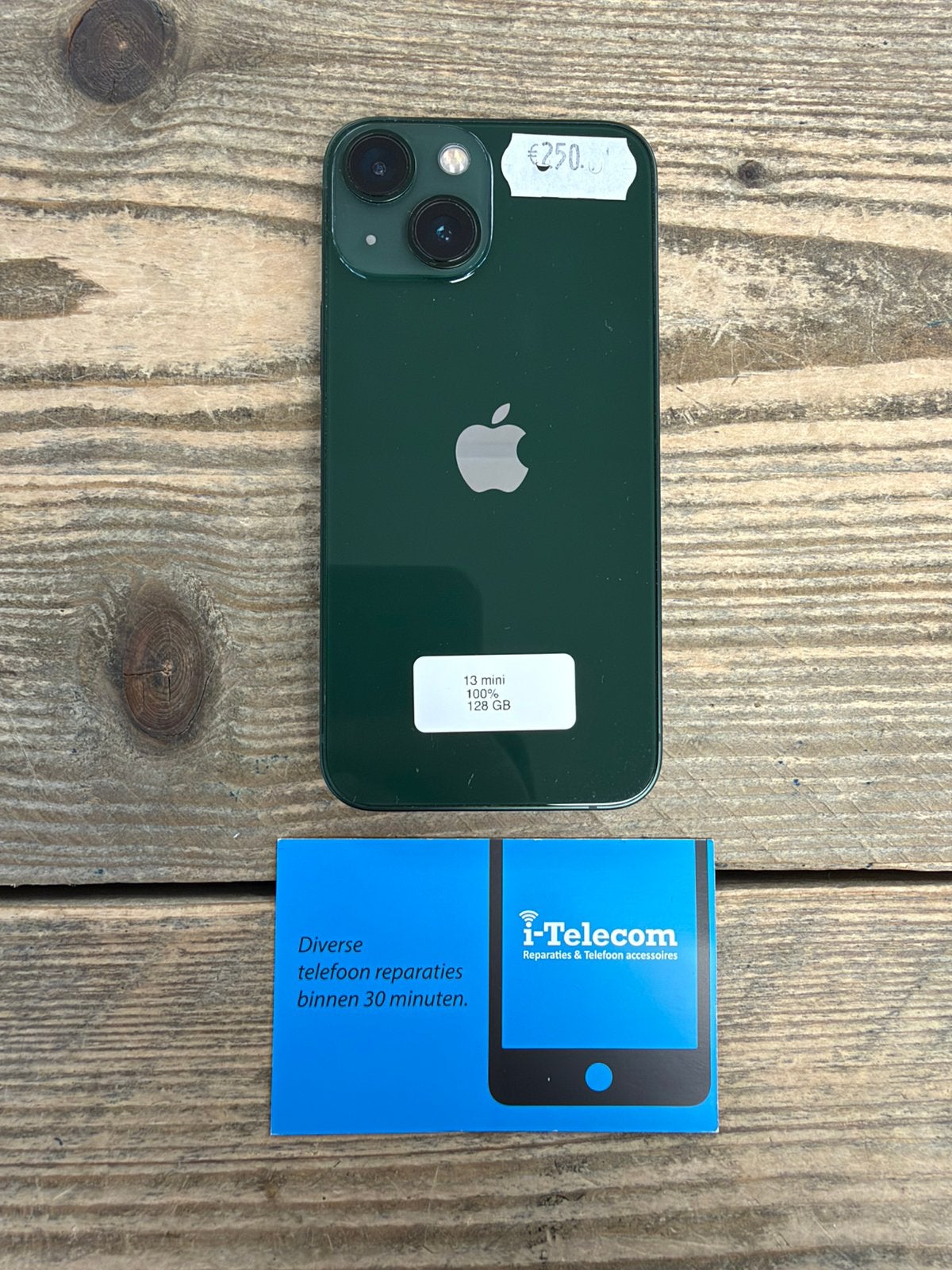 Iphone 13 mini green 128 gb + garantie 100%