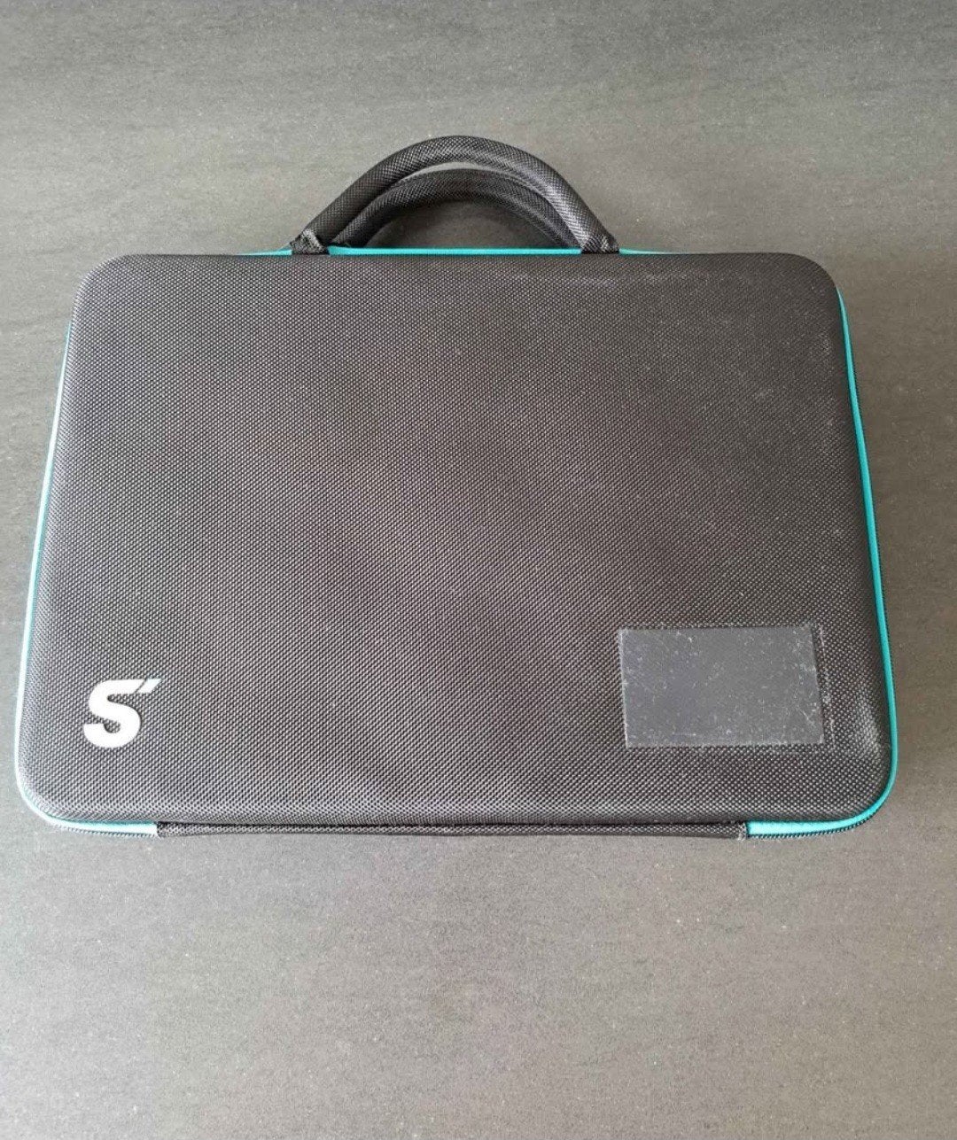 Laptoptas 14  inch - Zwart met turquoise accenten, Computers en Software, Laptoptassen, Nieuw, Ophalen of Verzenden, Laptophoes