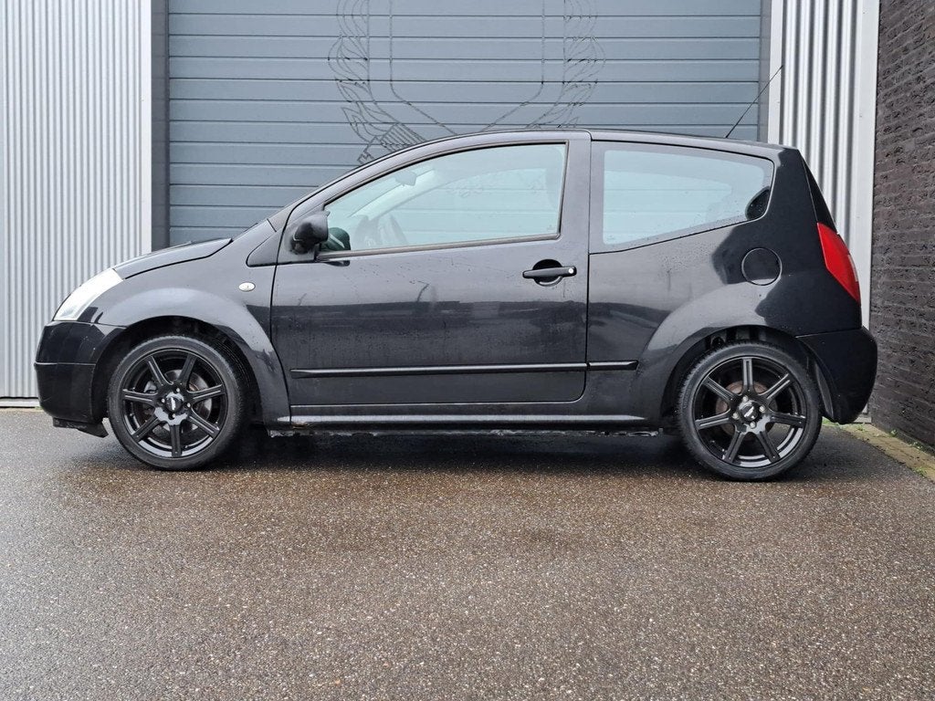 Citroen C2 1.4i Caractère Ecc|Cruise, Voorwielaandrijving, 4 cilinders, 965 kg, Zwart