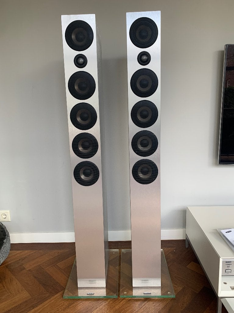 Revox Elegance complete surroundset – zilver, Gebruikt, Speakerset, 60 tot 120 watt, Ophalen