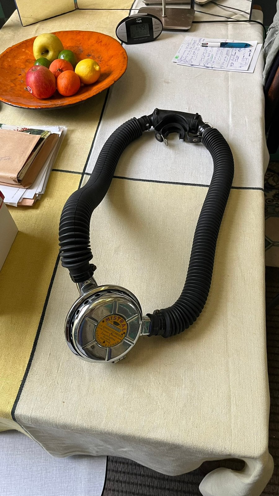 Vintage La Spirotechnique Mistral duikautomaat, Watersport en Boten, Accessoires en Onderhoud, Ophalen of Verzenden, Gebruikt