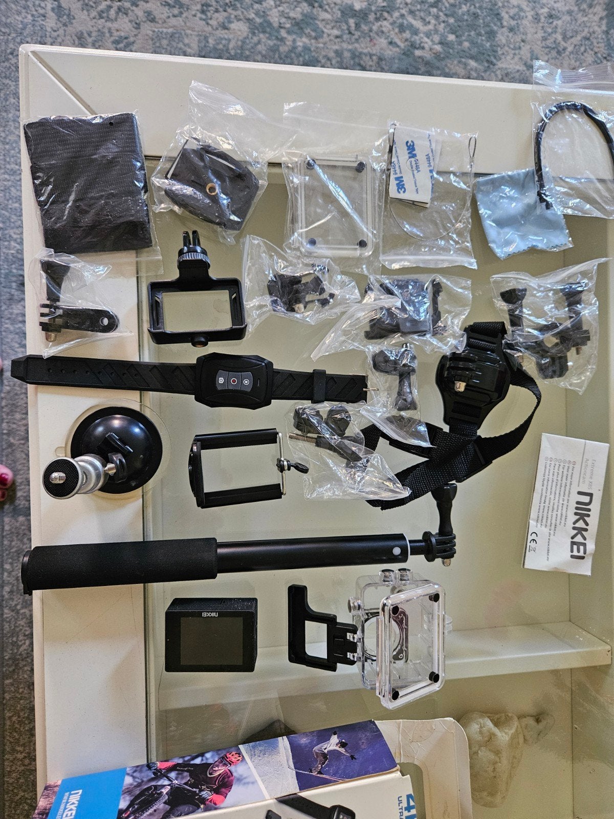 Nikkei Extreme X8 Actioncam 4K Ultra HD + accessoires, Ophalen of Verzenden, Gebruikt, Overige merken