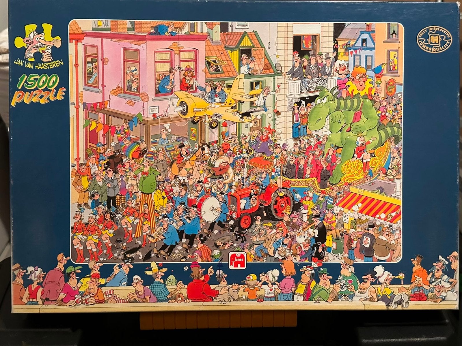 Jan van Haasteren Puzzel 1500 stukjes - Feestelijke Parade, Ophalen, 500 t/m 1500 stukjes, Gebruikt, Legpuzzel