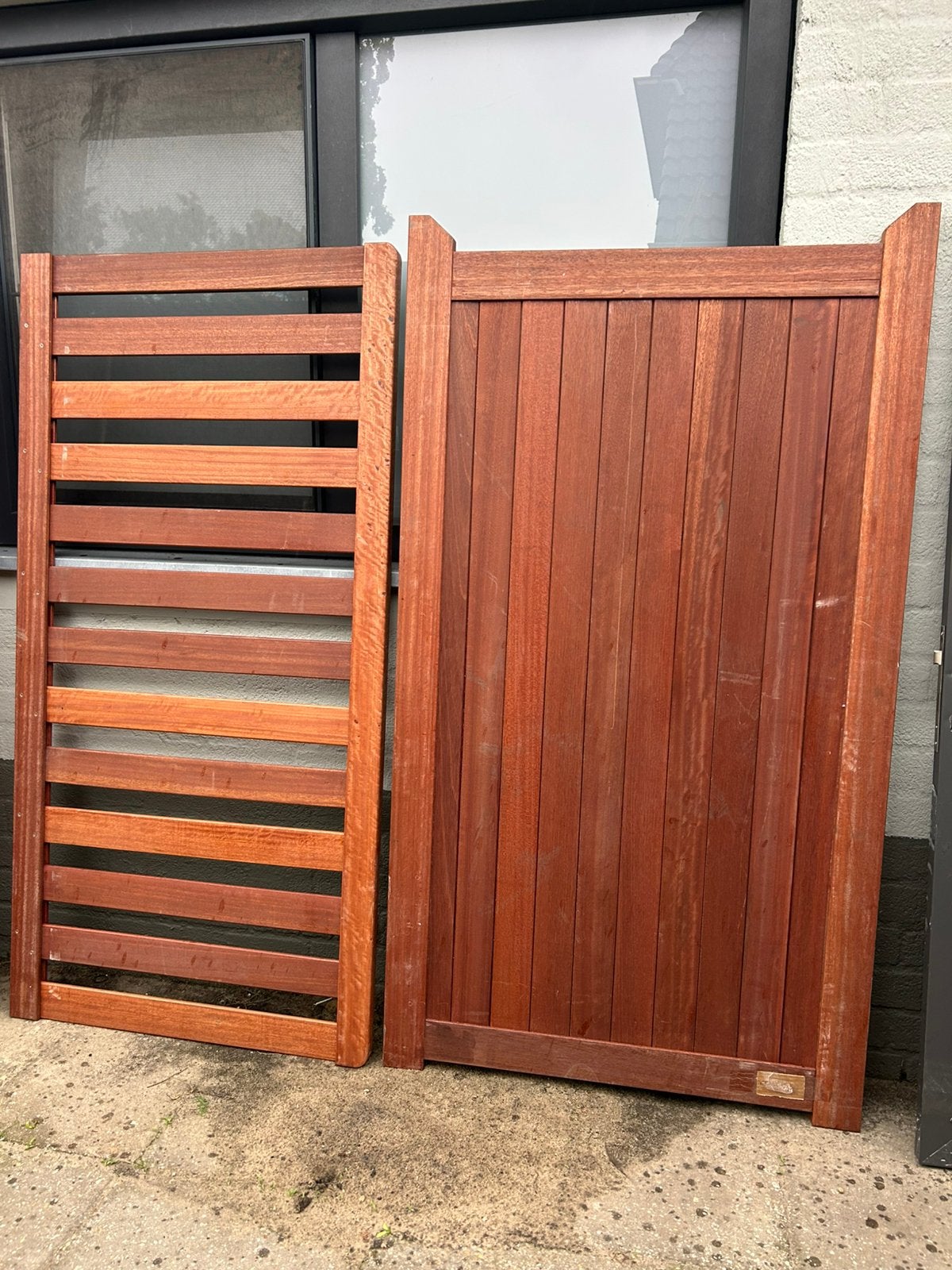 Tuinpoort hardhout en tuinhek, Tuin en Terras, Tuinpoorten, Ophalen, Nieuw, Draaipoort, 150 tot 200 cm