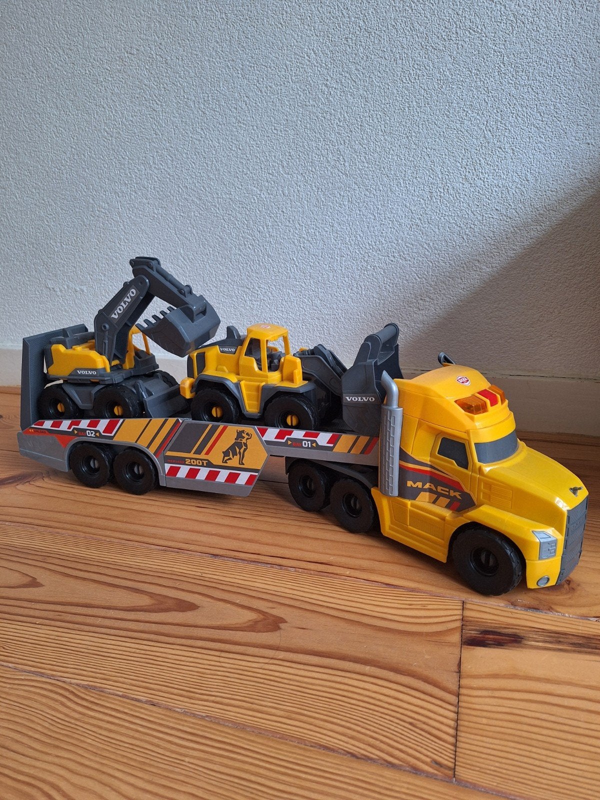 Mack/Volvo Heavy Loader Truck Voertuig Set - 80 cm, Kinderen en Baby's, Ophalen, Zo goed als nieuw
