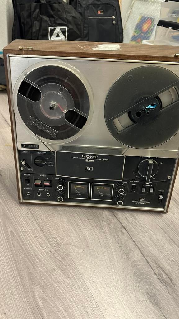 Tape recorder SONY TC-377 met banden, Audio, Tv en Foto, Bandrecorders, Ophalen, Bandrecorder, Met banden
