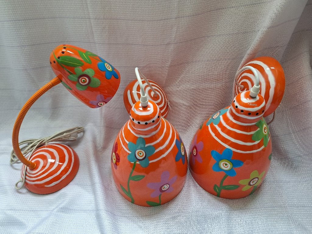 een setje Pylones lampen, Ophalen of Verzenden, Metaal