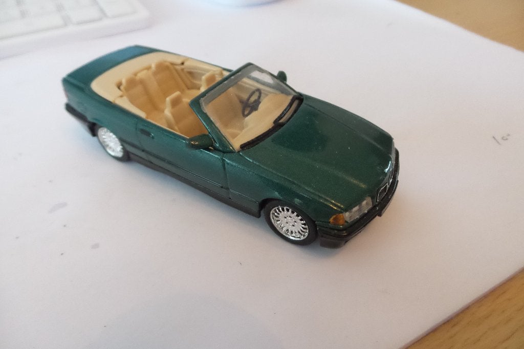 solido BMW cabrio 1/43, Ophalen of Verzenden, Zo goed als nieuw, Auto, Solido