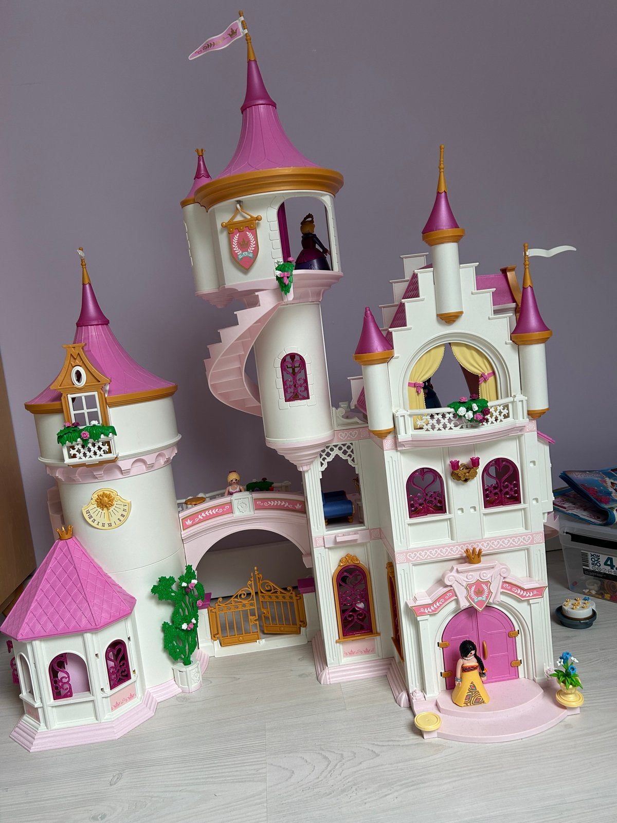 Playmobil Princess Groot Prinsessenkasteel (70447), Ophalen, Complete set, Zo goed als nieuw, Kasteel/Fort