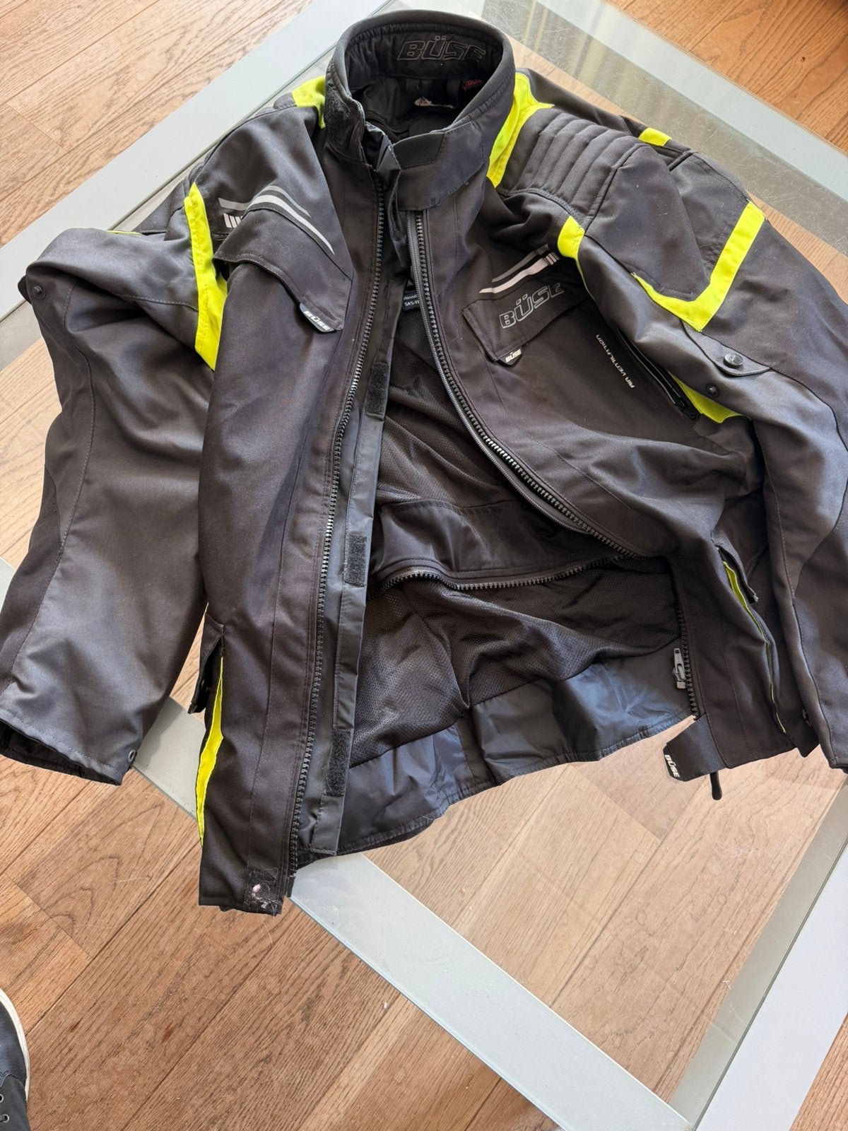 Buse motorjas met SAS protector inclusief, Verzenden, Tweedehands, Jas | textiel