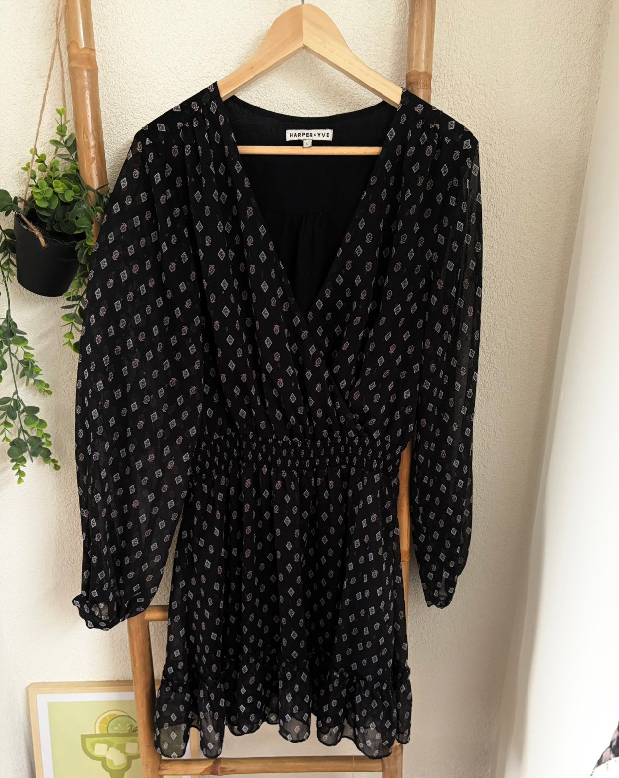 Harper & Yve zwart jurkje maat L, Kleding | Dames, Jurken, Zwart, Maat 42/44 (L), Ophalen of Verzenden, Zo goed als nieuw