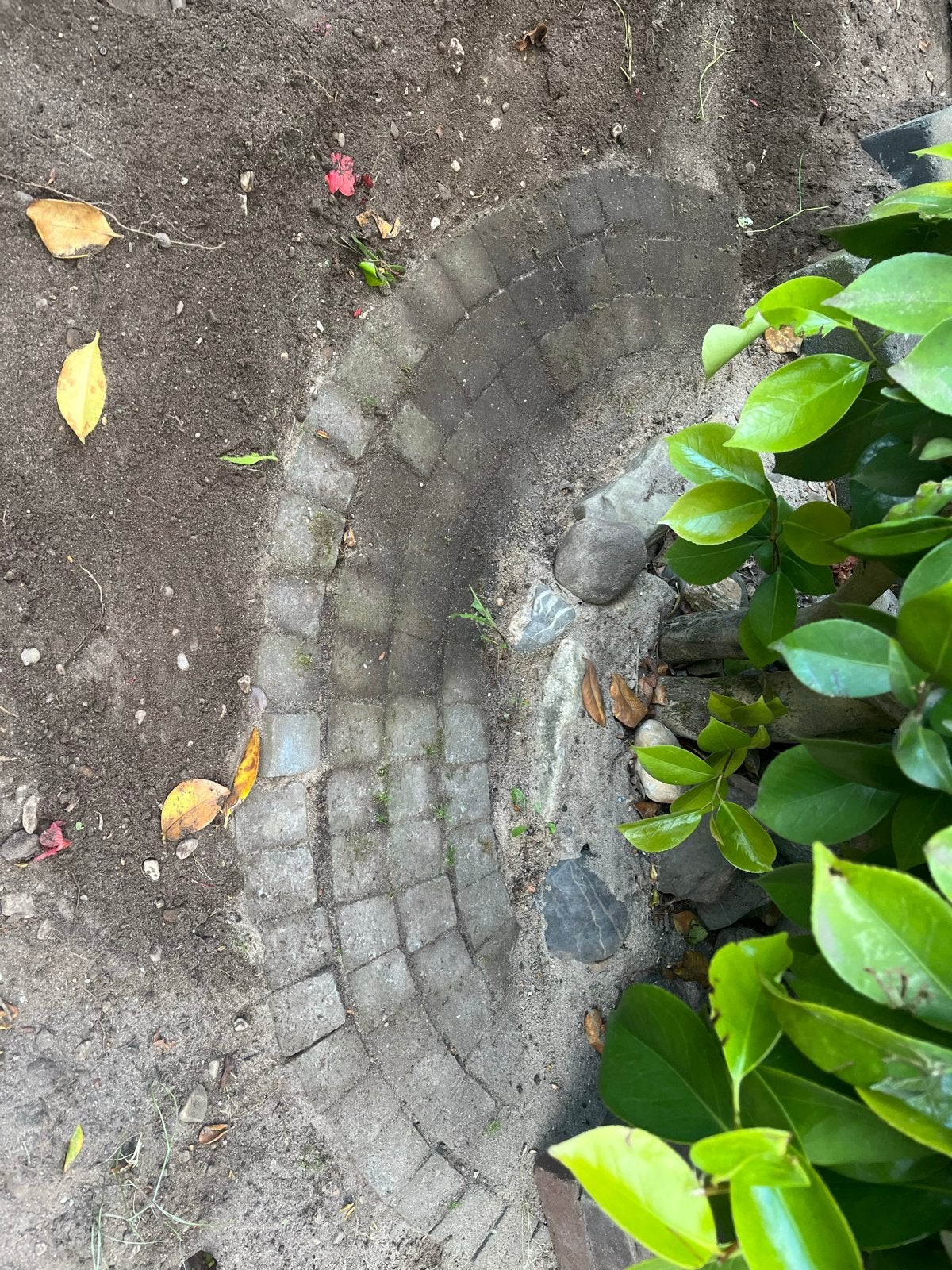 Stenen cirkel voor tuin of terras, Ophalen, Gebruikt, Klinkers, Minder dan 5 m²