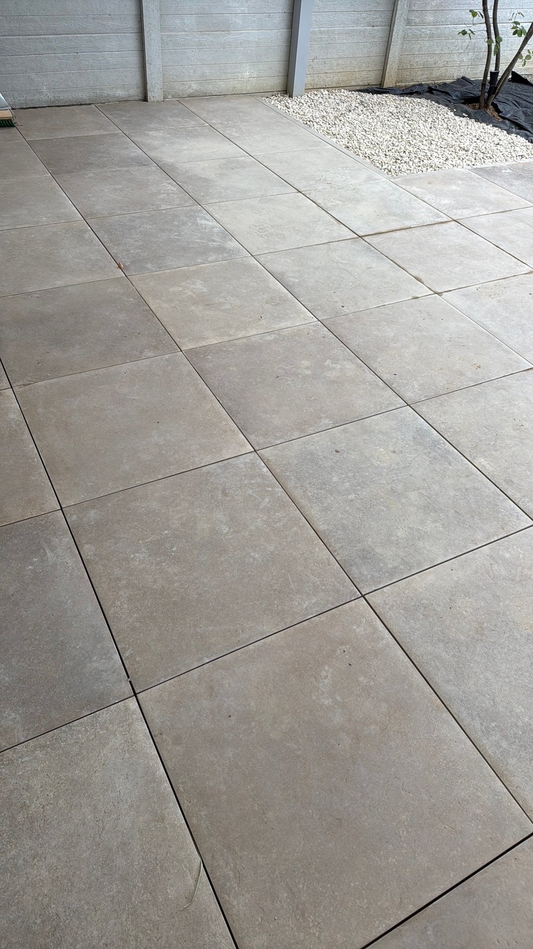 Keramische terrastegels beige 60x60 cm – 26 stuks (9,36 m²), Tuin en Terras, Tegels en Klinkers, Ophalen, Zo goed als nieuw, Keramiek