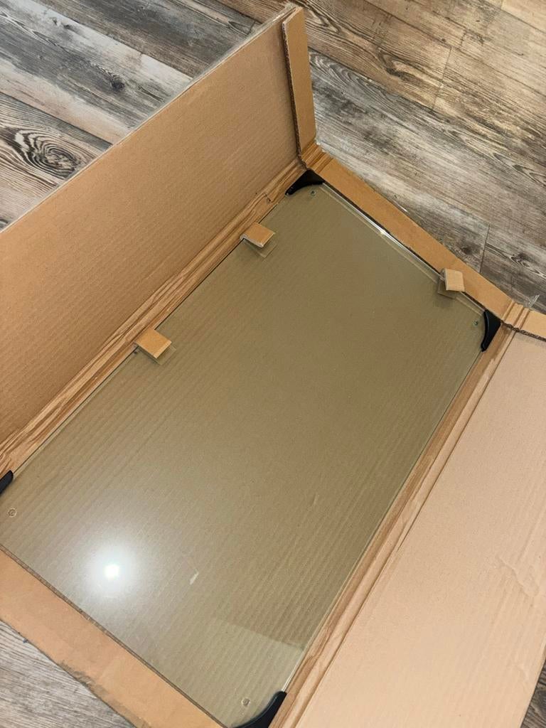 vidaXL Spatscherm keuken 70x40 cm gehard glas transparant, Verzenden, Nieuw