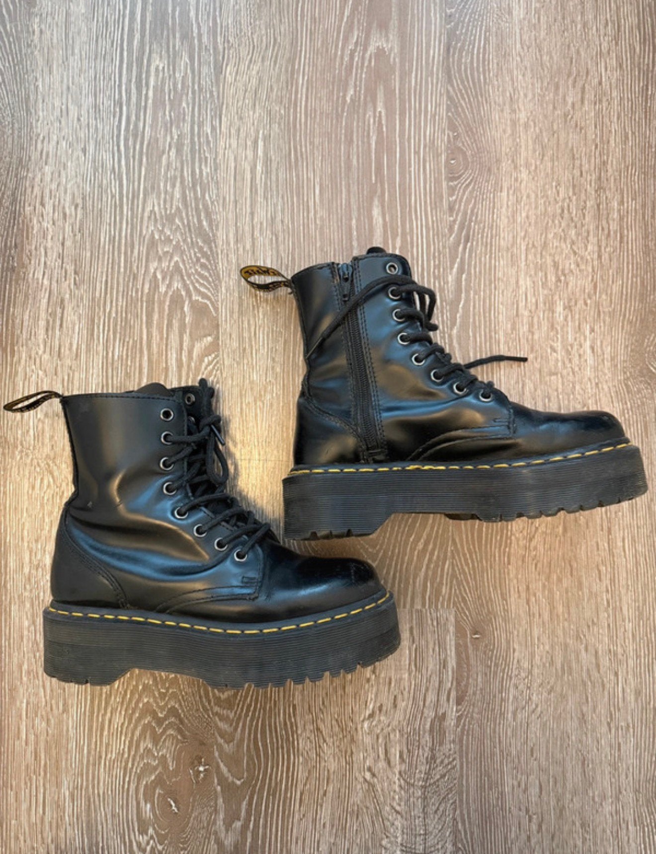 dr. Martens platform 37 black, Ophalen of Verzenden, Zo goed als nieuw, Jongen of Meisje, Laarzen