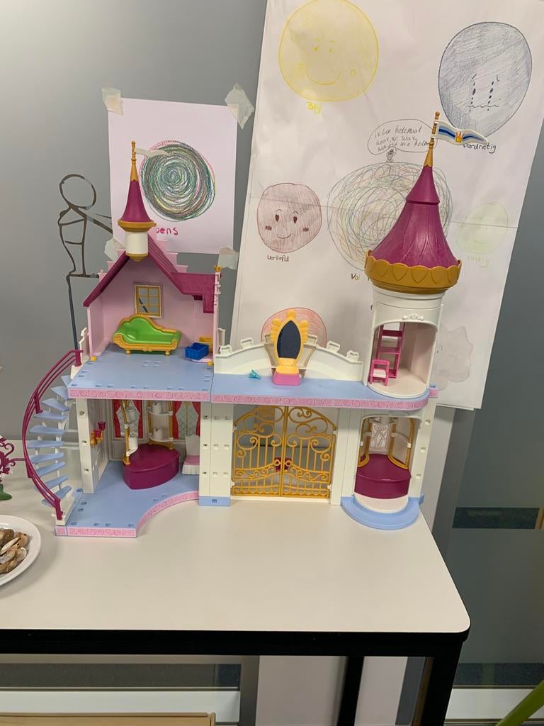 Playmobil kasteel, Ophalen of Verzenden, Zo goed als nieuw, Poppenhuis