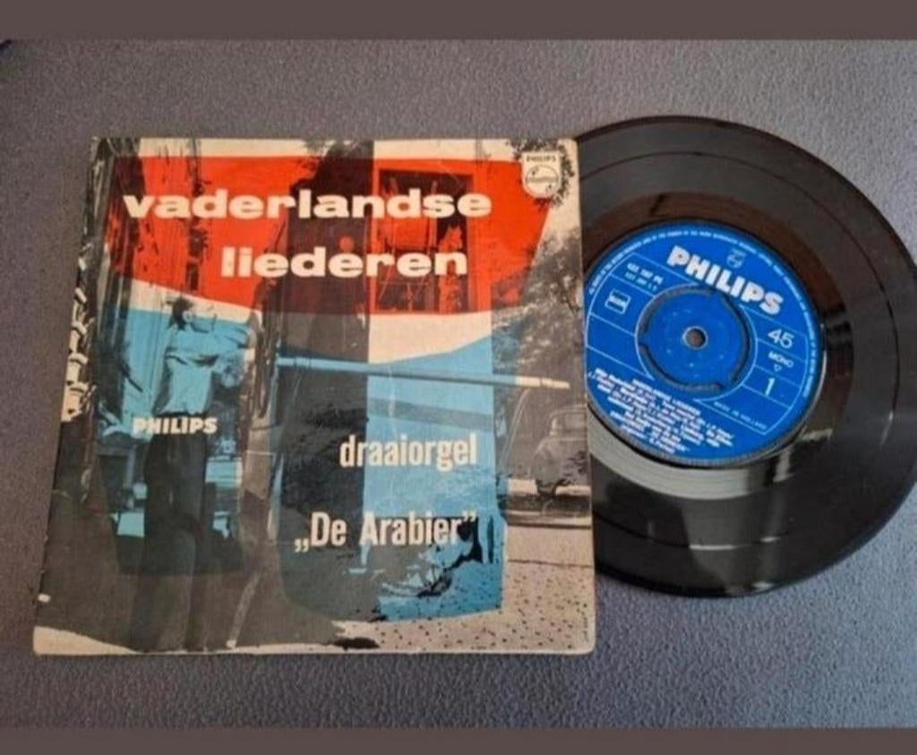 Vaderlandse Liederen Draaiorgel "De Arabier" - Philips, Cd's en Dvd's, Vinyl | Overige Vinyl, Gebruikt, 7 inch, Ophalen of Verzenden
