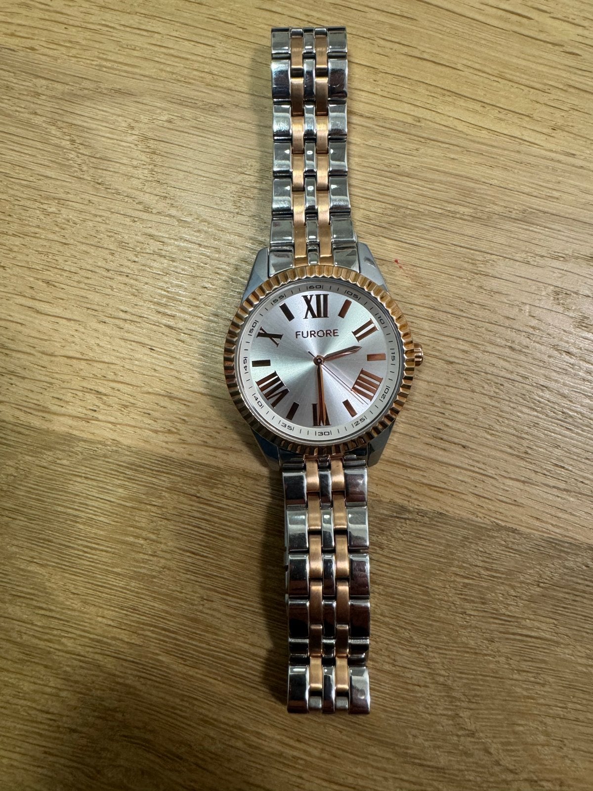 Furore FU1504 Horloge - Zo goed als nieuw, Overige merken, Staal, Staal, Verzenden