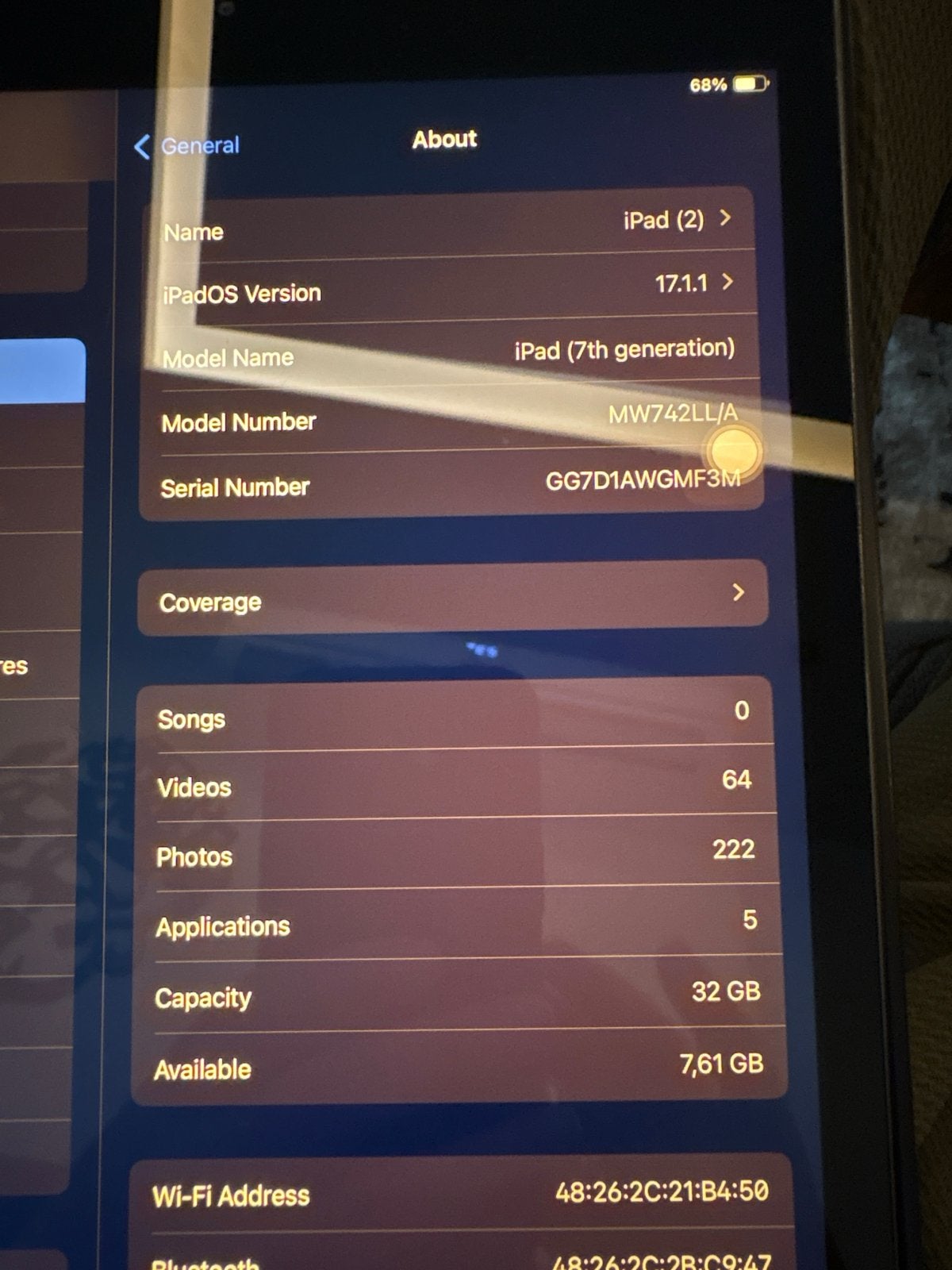 iPad (7e generatie) 32GB Wi-Fi - Zo goed als nieuw, Computers en Software, Apple iPads, 10 inch, 32 GB, Apple iPad, Ophalen of Verzenden