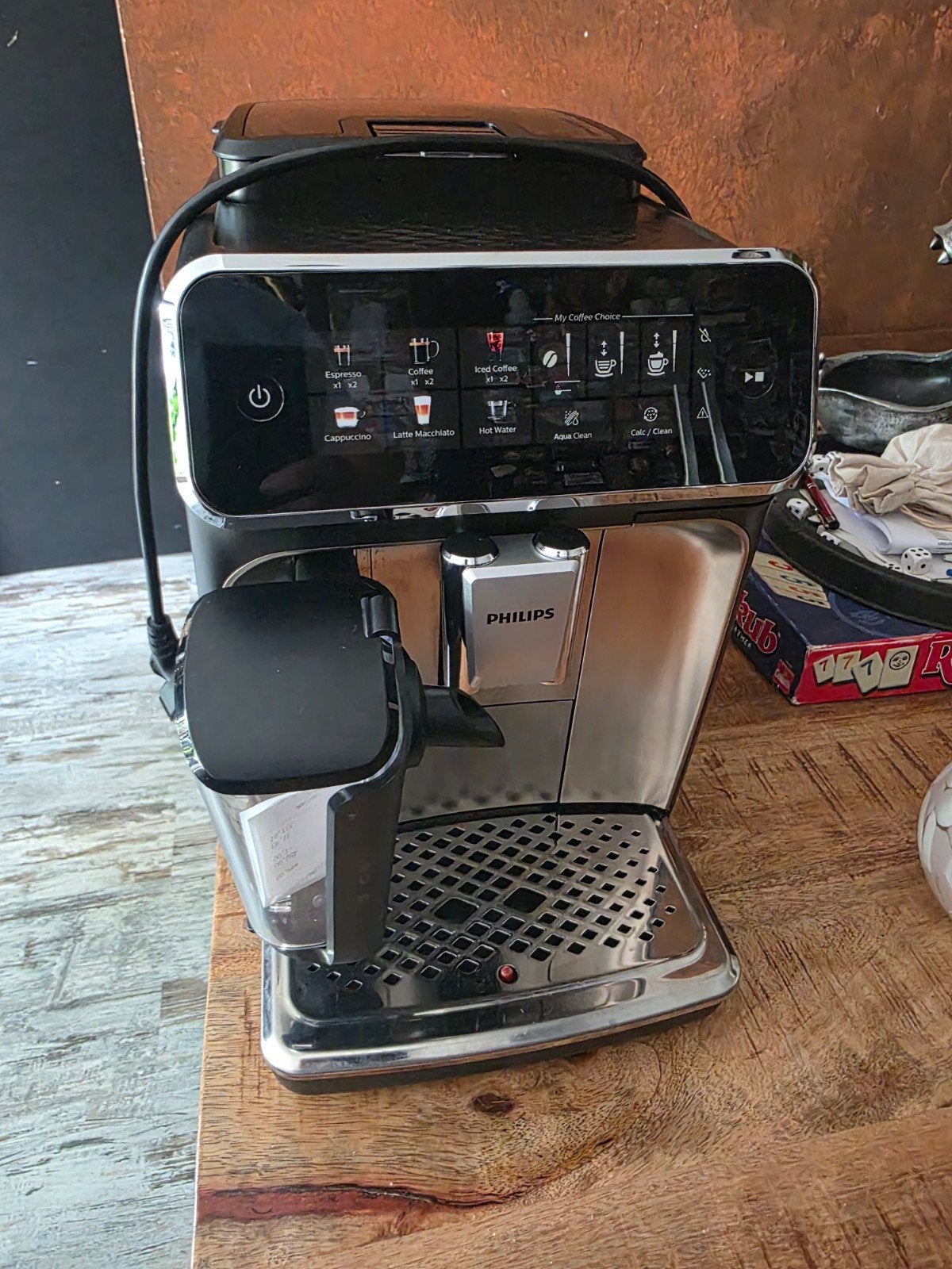 Philips EP3347/90 3300 LatteGo volautomatische machin, Ophalen, Zo goed als nieuw, Espresso apparaat, Koffiebonen