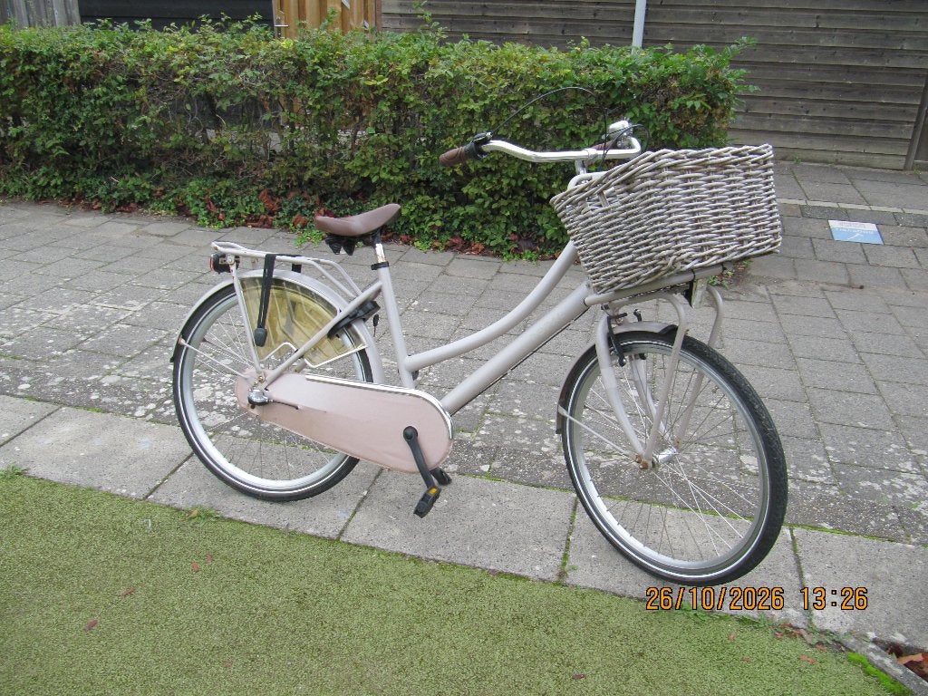 Popal Dames fiets 3 versnl, Terugtraprem, Gebruikt, (Extra) lage instap, 47 tot 50 cm