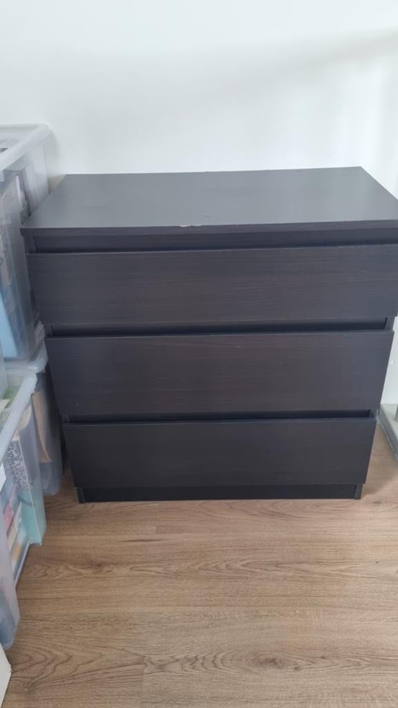 Ikea MALM ladekast, Huis en Inrichting, Ophalen, 50 tot 100 cm, Zo goed als nieuw, 3 of 4 laden