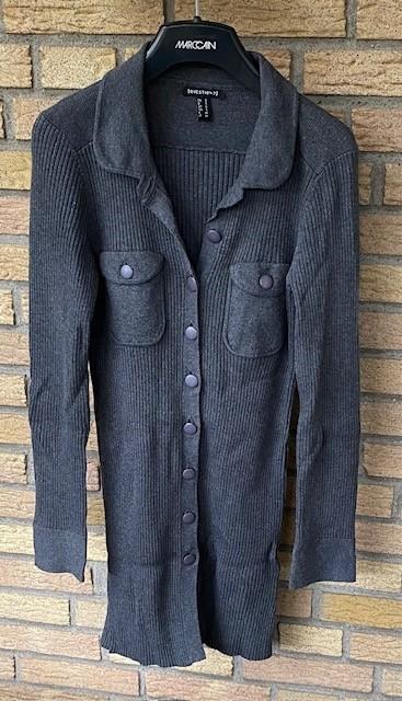 Question grijs lang vest - maat S, Verzenden, Nieuw, Maat 36 (S), Grijs
