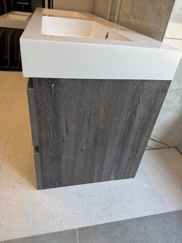 Badmeubel 140 cm 4 laden Brauer Grey C van €2235 nu €850 NEW, Brauer, 100 tot 150 cm, Ophalen of Verzenden, Minder dan 100 cm