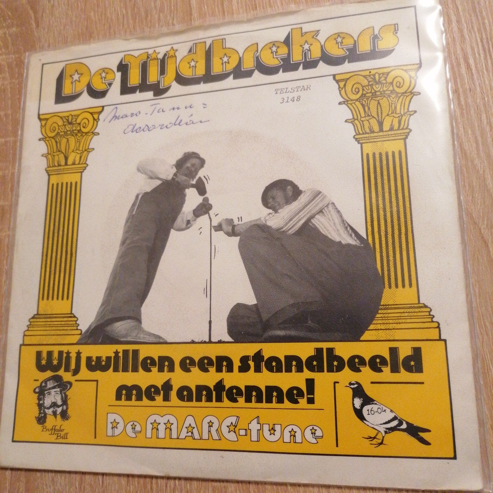 Tijdbrekers /wij willen een standbeeld met antenne, Cd's en Dvd's, Ophalen of Verzenden, Gebruikt, Overige formaten, Levenslied of Smartlap