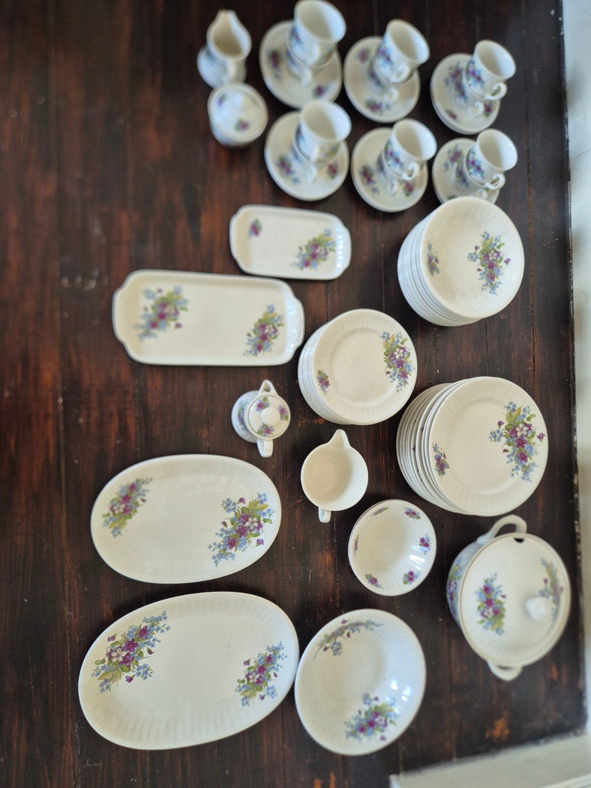 vintage 73-delig servies Princess House Fine China Bavaria, Ophalen