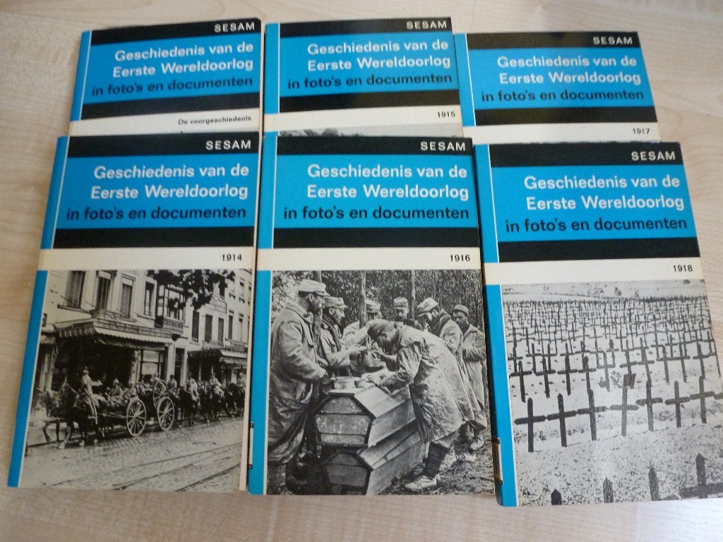 Sesam geschiedenisboeken 1e WO, Boeken, Diverse auteurs, Ophalen of Verzenden, Algemeen, Tweede Wereldoorlog