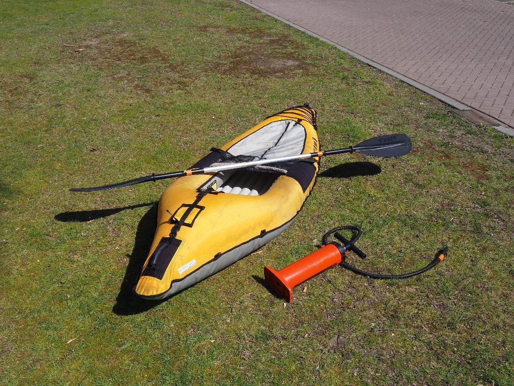 opblaasbare Steans IK 116 rubber kano, Watersport en Boten, Kano's, Ophalen, Eén persoon, Kajak, Gebruikt