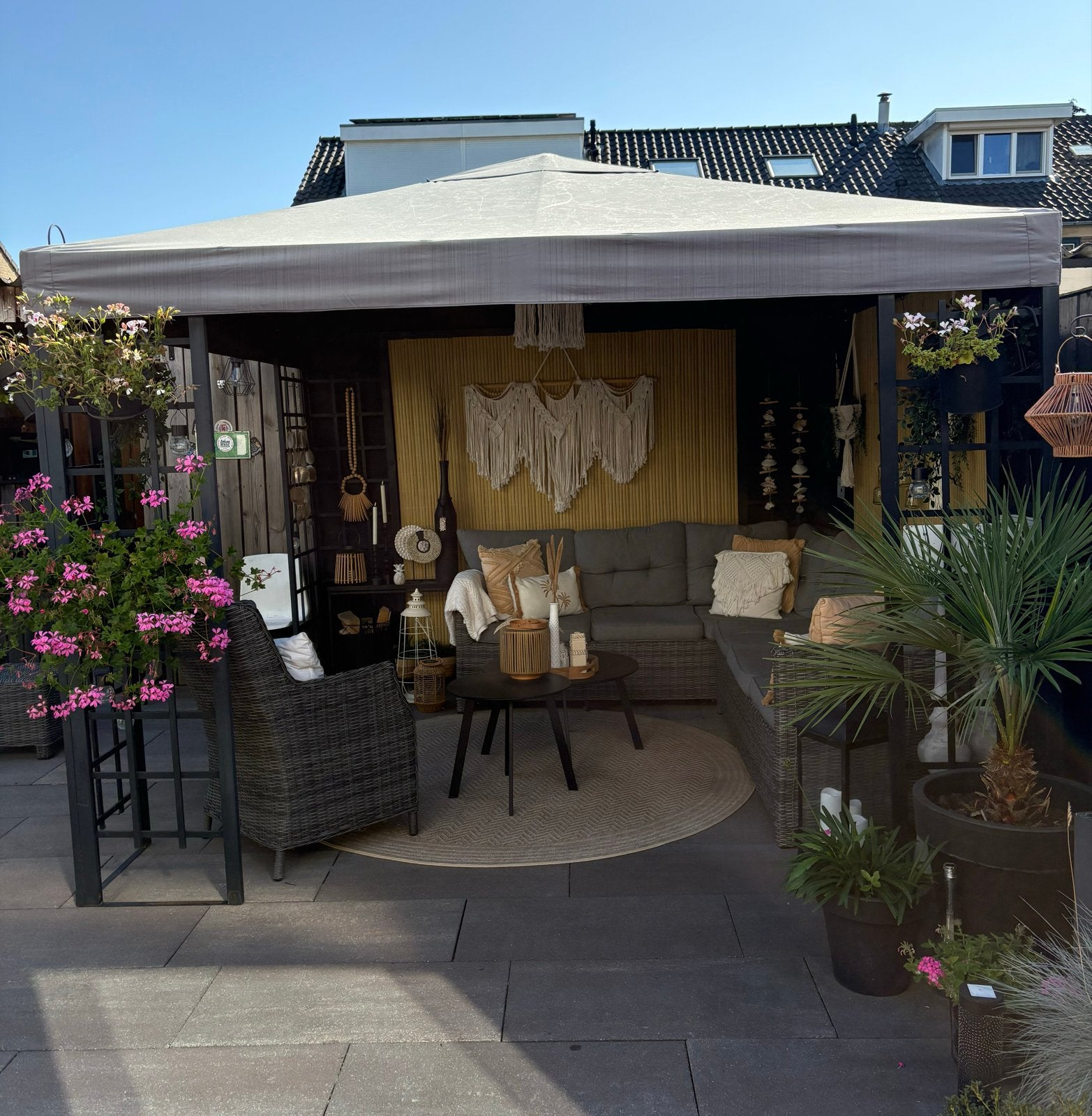 Stijlvol Paviljoen Partytent Bois le Duc Cranenbroek, Tuin en Terras, Partytenten, Ophalen, Gebruikt, Minder dan 4 meter, Paviljoen