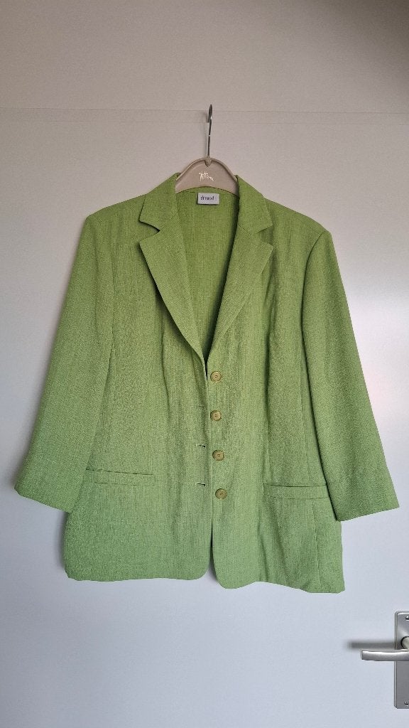Zomer Blazer Maat 44, Ophalen of Verzenden, Zo goed als nieuw, Jasje, Groen