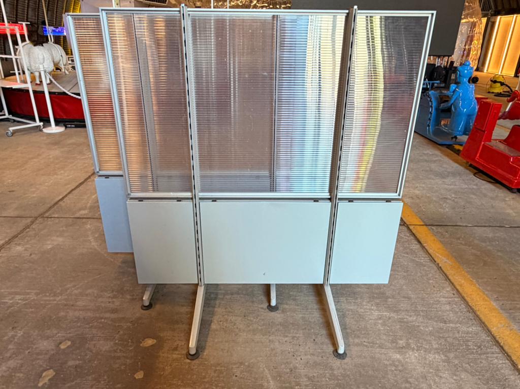 6 Steelcase scheidingswanden / kamerschermen, Ophalen, Gebruikt, Metaal, 140 cm