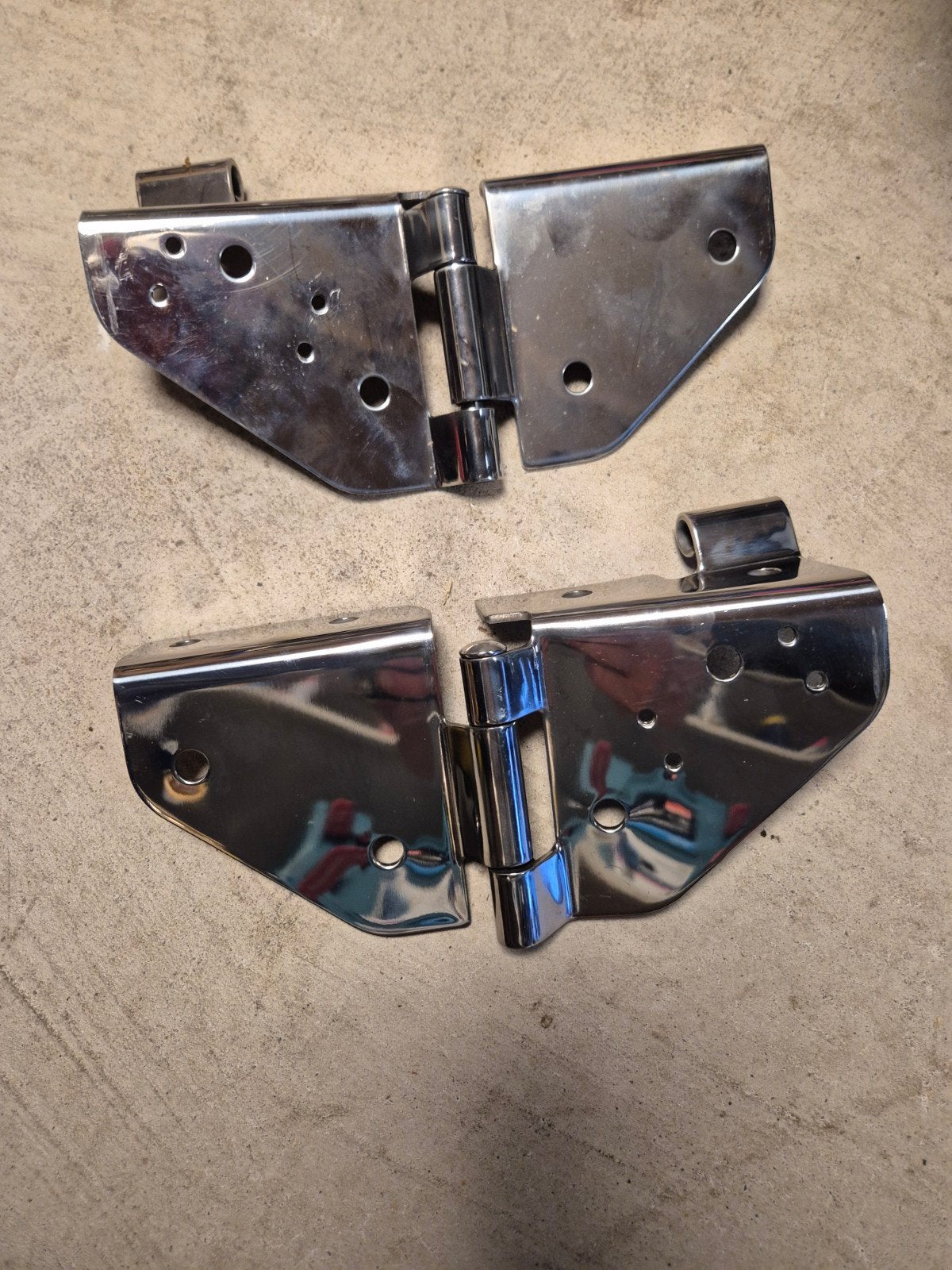 Set van 2 RVS voorruit scharnieren voor Jeep, Ophalen of Verzenden, Nieuw, Jeep