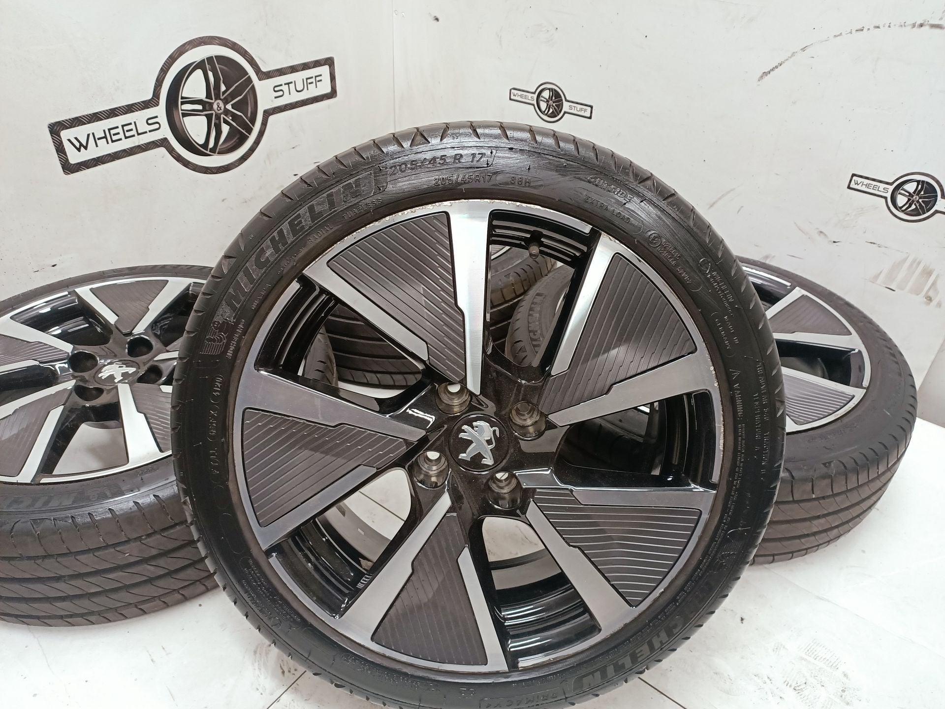 Peugeot 208 velgen 17"inch 4x108, Gebruikt, -, -, Banden en Velgen