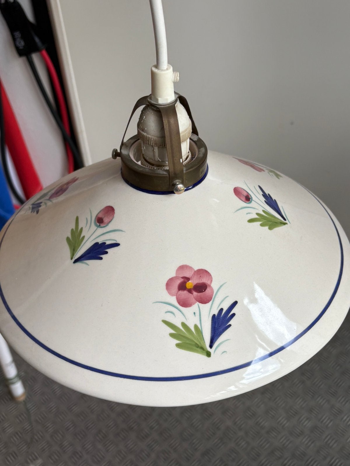 Keramieke hanglamp, Ophalen, Zo goed als nieuw