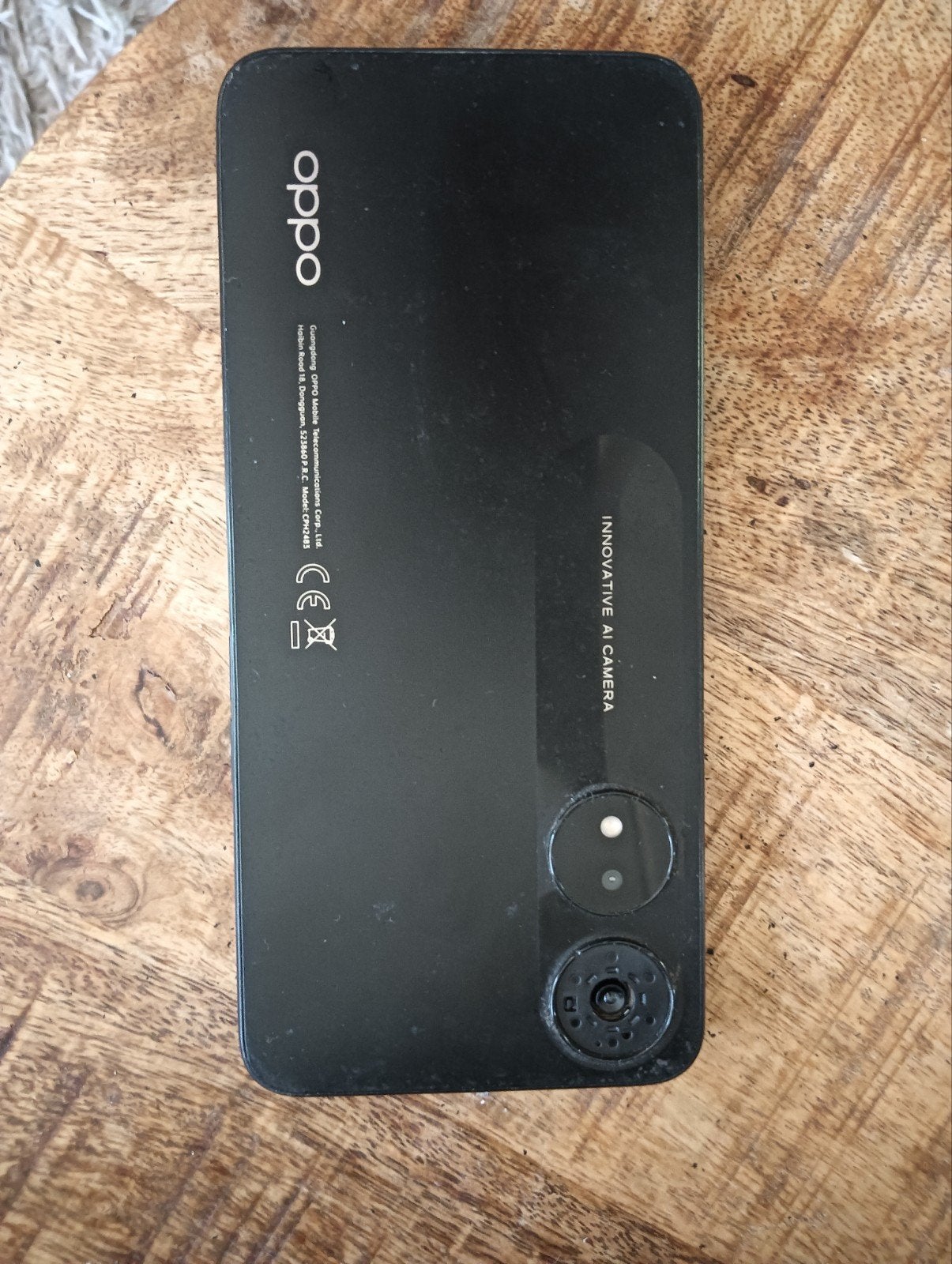 Oppo A78 5G - Zwart - Gebruikt met schermdefect, Telecommunicatie, Mobiele telefoons | Overige merken, Overige modellen, Ophalen of Verzenden