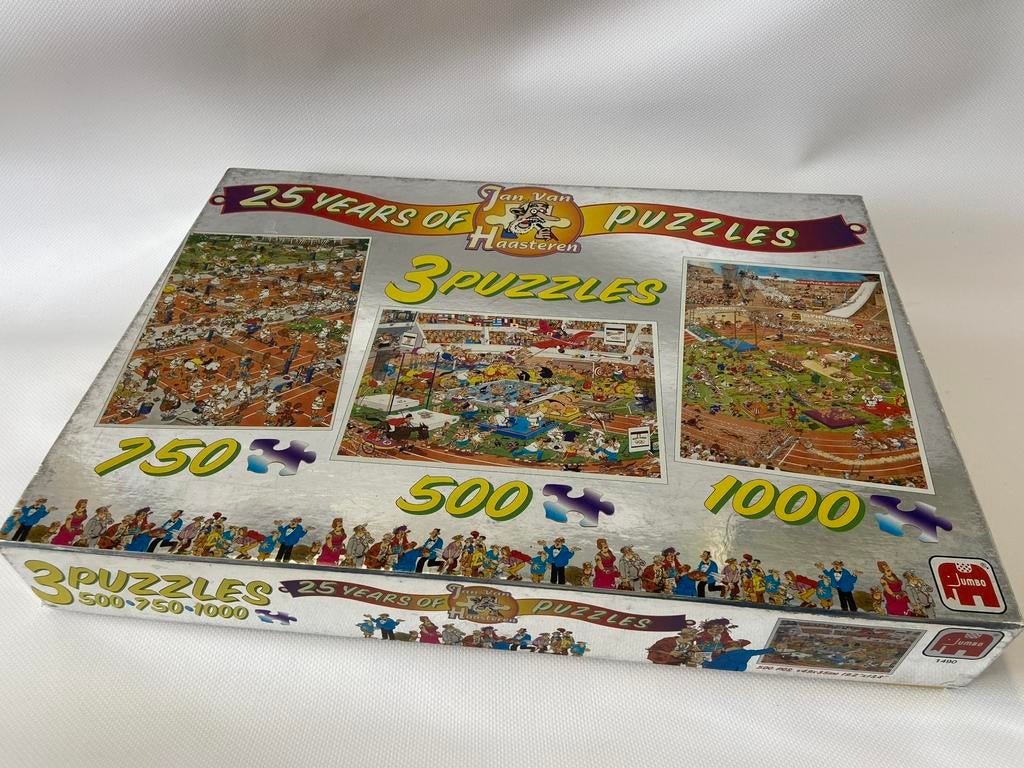 Jan van Haasteren puzzel 25 years of Puzzles 1490, Hobby en Vrije tijd, Denksport en Puzzels, Ophalen of Verzenden, 500 t/m 1500 stukjes