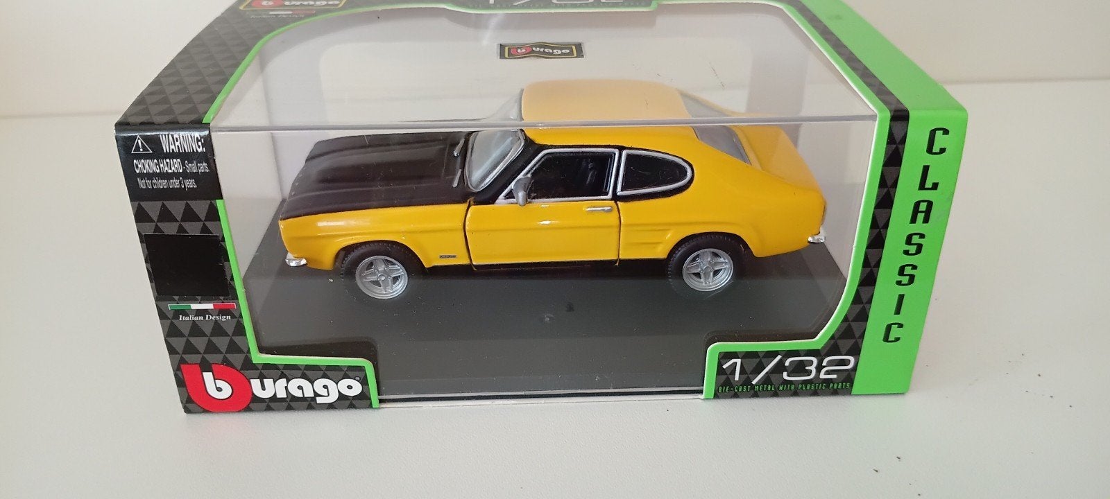 Ford Capri RS 2600 Bburago 1/32., Ophalen of Verzenden, Nieuw, Auto, Overige merken