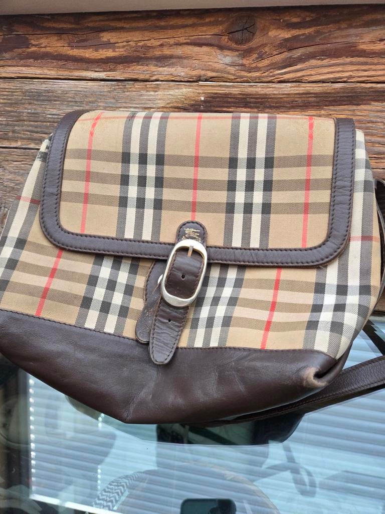 Burberry vintage handtas schoudertas, Ophalen of Verzenden, Gebruikt, Schoudertasje