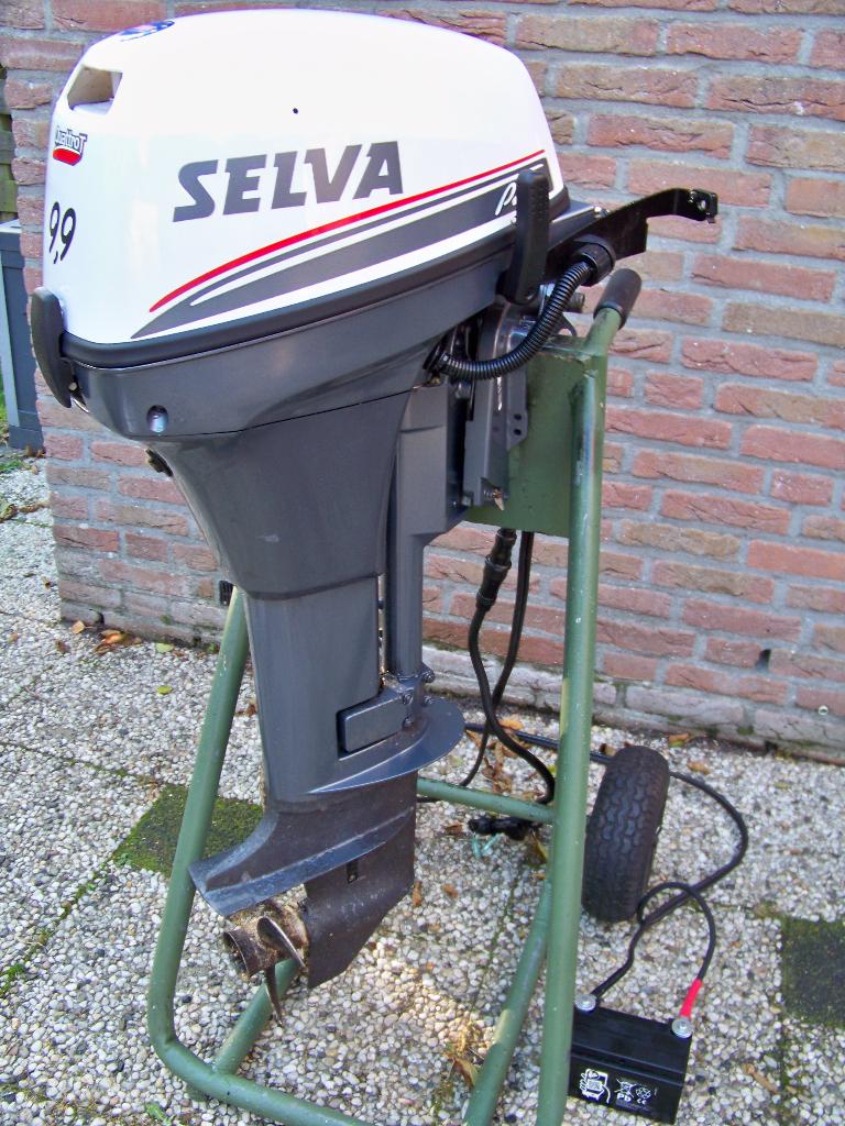 Selva / Yamaha 9.9pk langstaart elektrische start 2012, Watersport en Boten, Buiten- en Binnenboordmotoren, Ophalen, 5 tot 10 pk